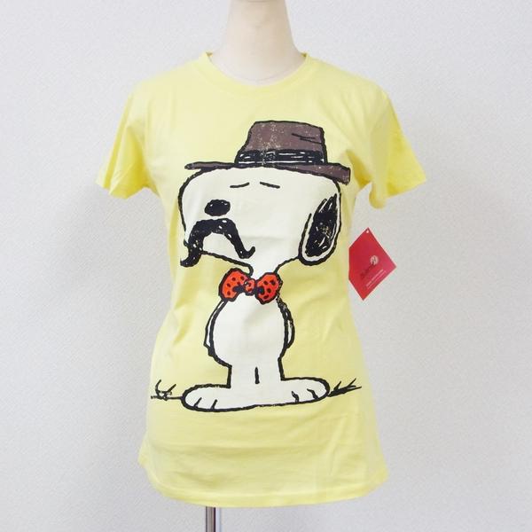 楽天市場 Peanuts Snoopy Snoopy スヌーピー ヒゲスヌーピー イエロー レディース Tシャツ Revivals Gallery