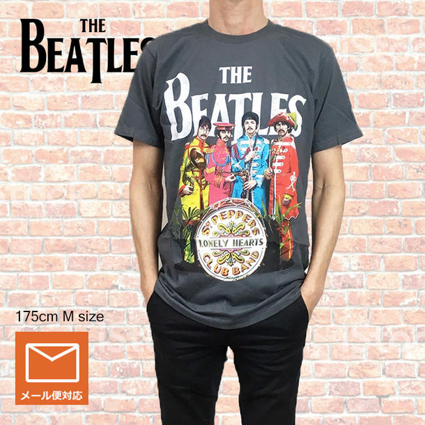 楽天市場 ロックtシャツ バンドtシャツ The Beatles ビートルズ Tシャツ Sg Peppers Club Band Lonely Heart 限定tシャツ Tシャツ グレー ビートルズtシャツ Revivals Gallery