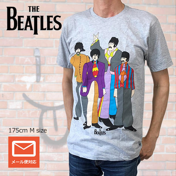 楽天市場 The Beatles ビートルズ Tシャツ Yellow Submarine イエローサブマリン メンバーイラスト グレー グレーtシャツ Rock メンズtシャツ Tシャツ ロックtシャツ バンドtシャツ Revivals Gallery