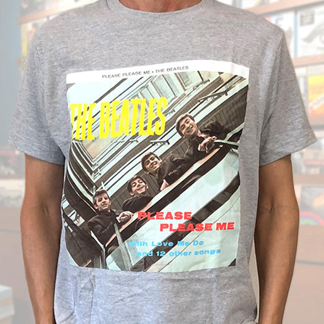 楽天市場 The Beatles ビートルズ Tシャツ Please Please Me プリーズ プリーズ ミー グレー アルバム ジャケット メンズ レディース ロックtシャツ バンドtシャツ Revivals Gallery