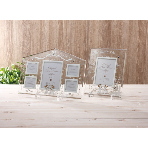 楽天市場】ディズニーブライダル フレーム ファミリー 5窓 約31.4×21.8