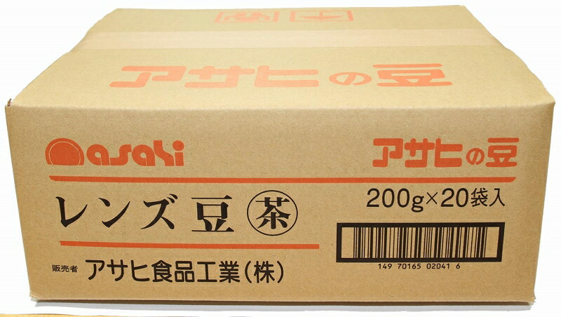 64％以上節約 流通革命 レンズ豆 皮つき 200ｇ×20袋×4ケース fucoa.cl