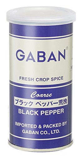 楽天市場】ブラックペッパー 荒挽き 100g 缶 GABAN スパイス 香辛料