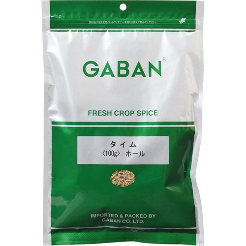 楽天市場 Gaban タイム ホール 100ｇ 10袋 スパイス ハーブ ハウス食品 香辛料 業務用 たちじゃこう草 食べもんぢから