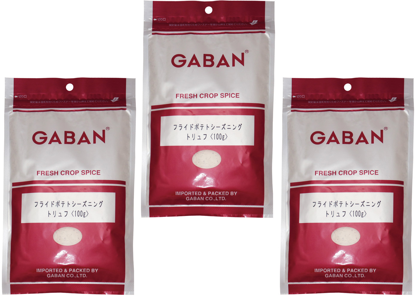 GABAN シーズニング フライドポテトシーズニング トリュフ 100ｇ×3袋 ミックススパイス 香辛料 パウダー 1周年記念イベントが