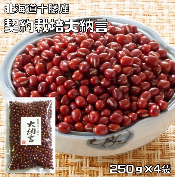 【楽天市場】大納言 250g×3袋 豆力 契約栽培 北海道十勝産 （メール
