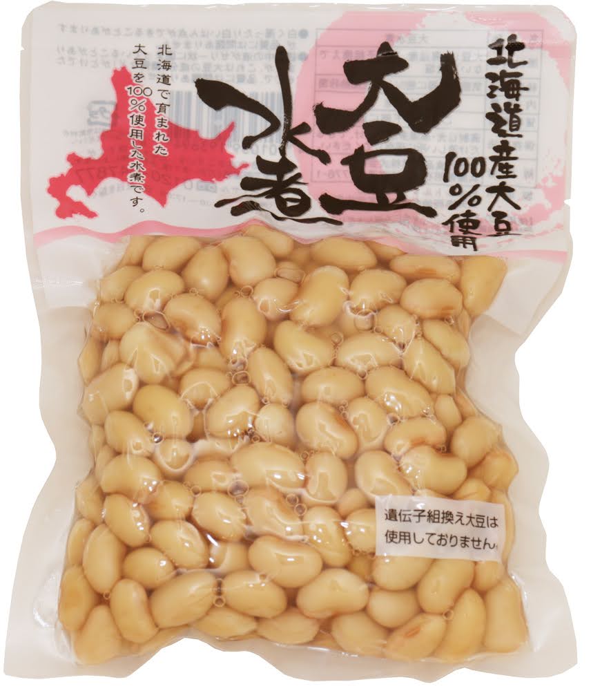 【楽天市場】豆力 大豆 北海道産 大豆水煮 170g×5袋 【国内加工 国産 国内産】：食べもんぢから。