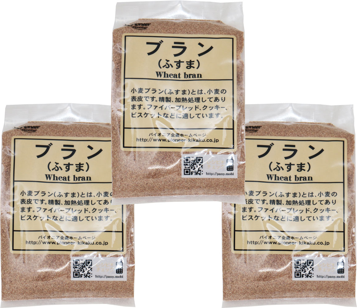 楽天市場 パイオニア企画 ブラン ふすま 0ｇ 3袋 製菓材料 洋粉 こだわり食材 小麦ふすま 食べもんぢから