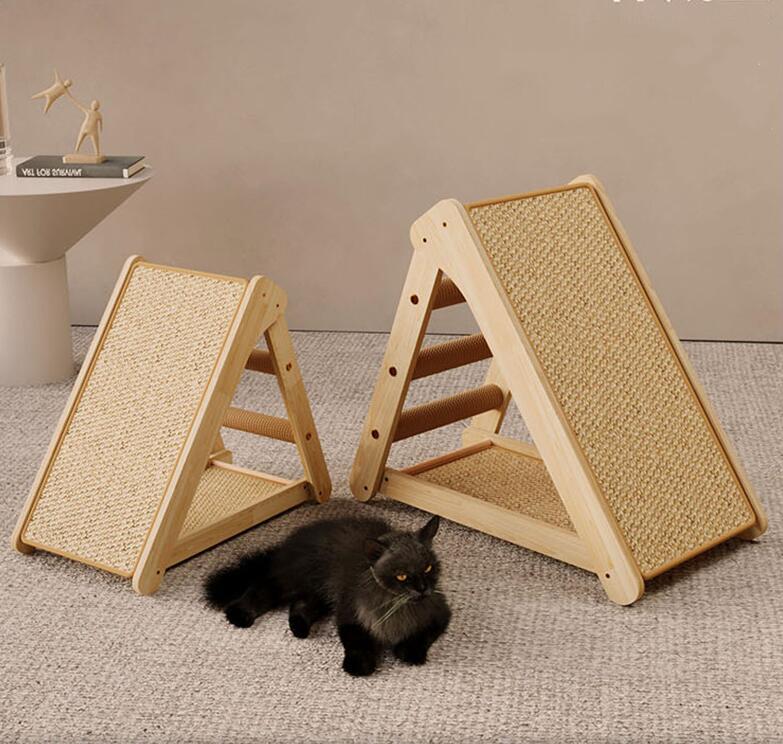 【送料無料】猫 爪研ぎ 麻 ベッド 猫爪とぎ 猫の爪とぎ ネコ耳 ネコベッド つめとぎ ねこ ペットベッド 縄巻き 大きいサイズインテリア 猫つめとぎ ネコ おしゃれ 爪みがき キャット 耐久性 遊び保護 滑り止め 家具破壊防止 運動不足改善