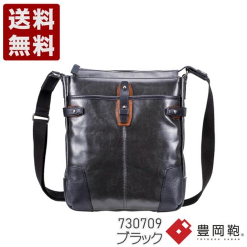 木和田正昭商店 ORIGINAL BASIC 帆布ＰＵ×皮革ショルダーバッグ(L) 豊岡鞄 ショルダーバッグ 730709 ブラック (730709-BL)送料無料 日本製 内祝い ギフト セール SALE プレゼント 人気シンプル ビジネス カジュアル フォーマル コンパクト 通勤 旅行 出張 収納 大容量
