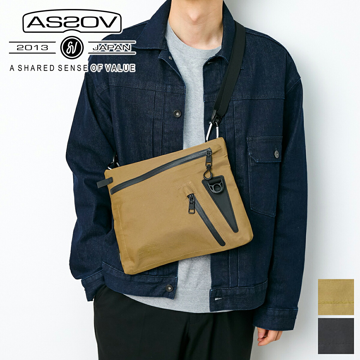 【アッソブ 3プレゼント付】 AS2OV アッソブ バッグ 3LAYER CORDURA 305D ウォータープルーフコーデュラ 305D サコッシュ 141603 メンズ レディース ショルダーバッグ 斜めがけ 男女兼用 ギフト プレゼント ブランド 軽量 大人 男性 9,240円