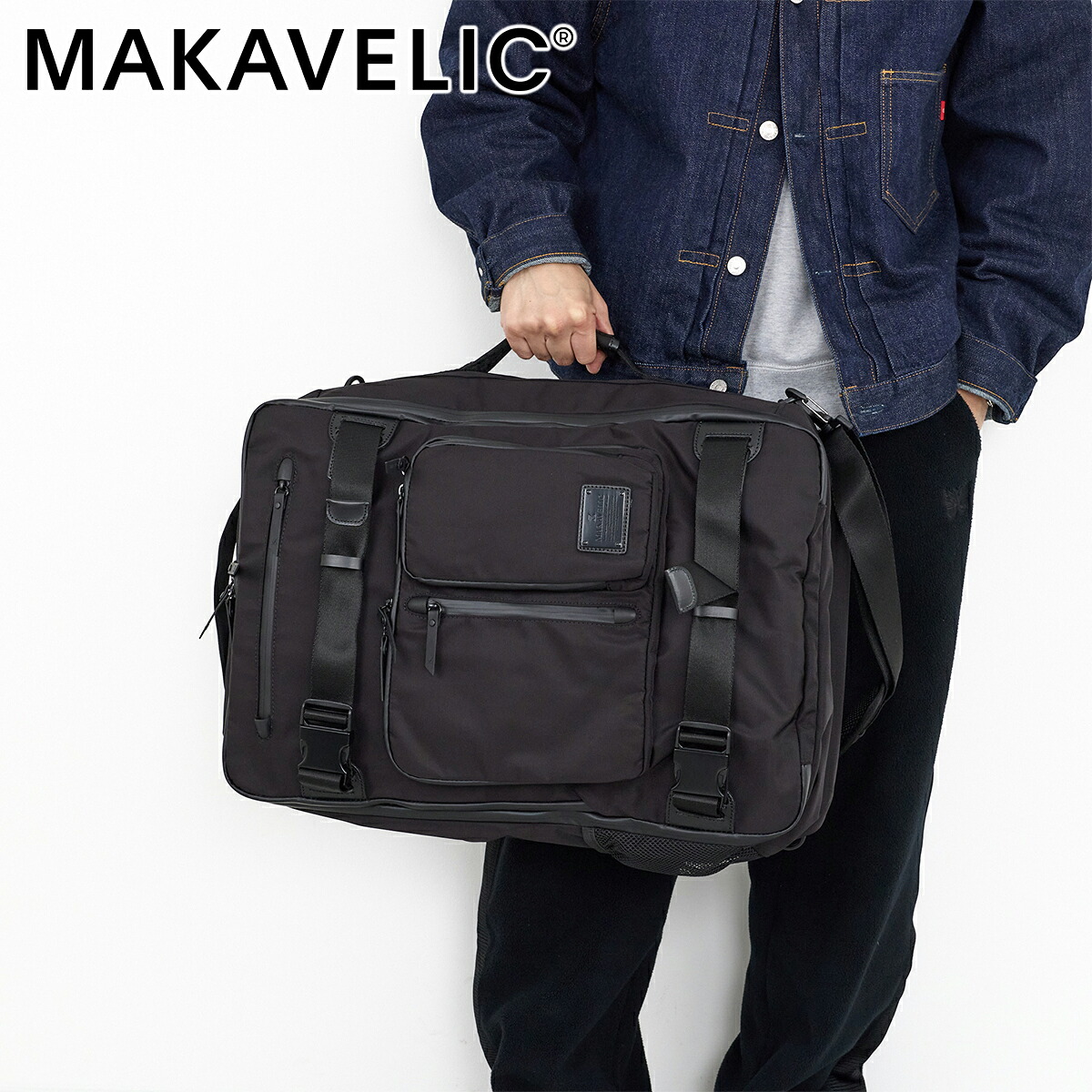 【マキャベリック 選べるプレゼント付】 MAKAVELIC マキャベリック バッグBUSINESS&TRAVELBBC 3WAY BAG L 3124-10106メンズ レディース バックパック ビジネスバッグ ショルダーバッグ トートバッグ 撥水 斜めがけ ギフト プレゼント ブランド|Tabinone 店