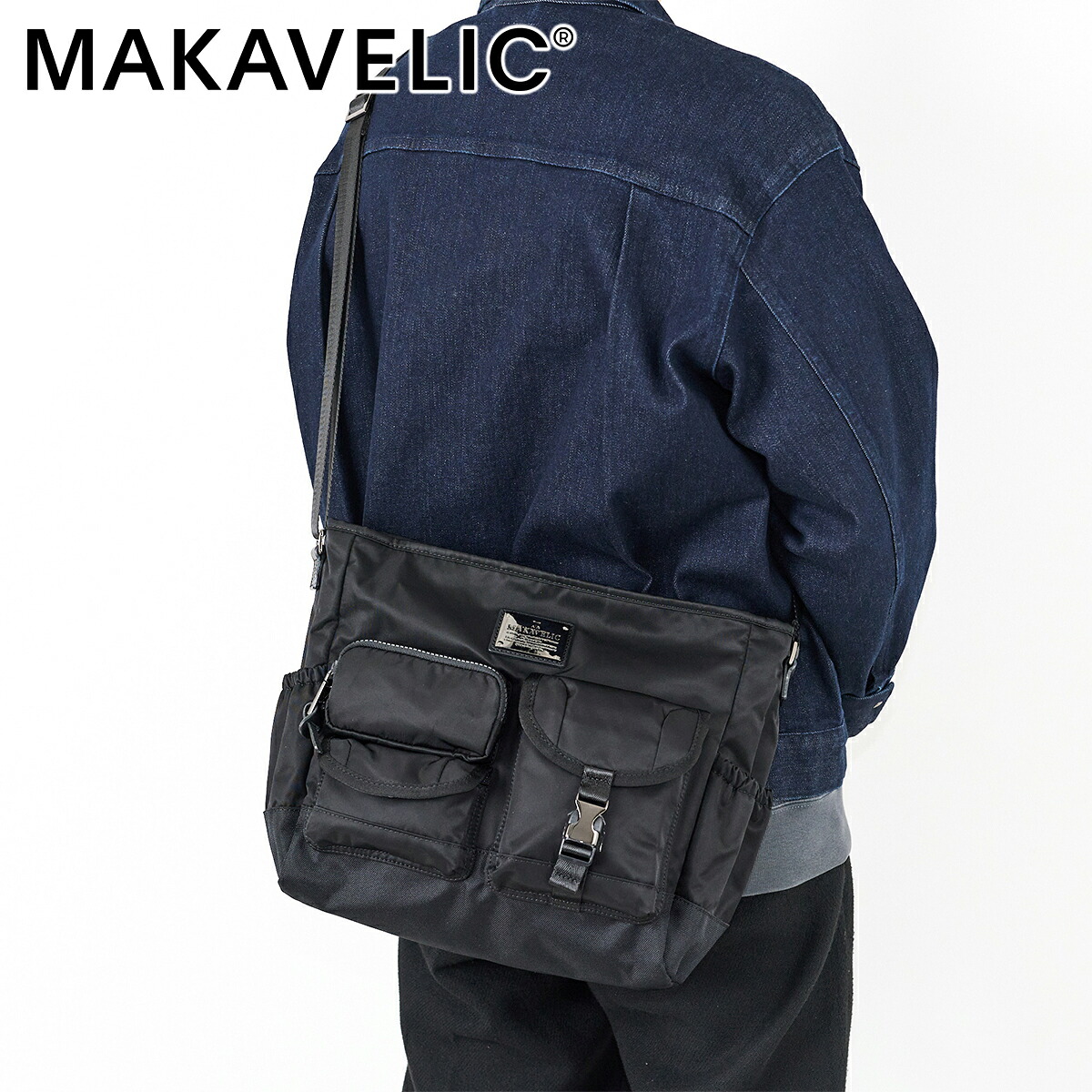 【マキャベリック 選べるプレゼント付】 [ 2026年 春夏新作 ] MAKAVELIC マキャベリック バッグ SIERRA CARGO MULTI POCKET SHOULDER BAG 3126-10504 メンズ レディース ショルダーバッグ 斜めがけ ギフト プレゼント ブランド