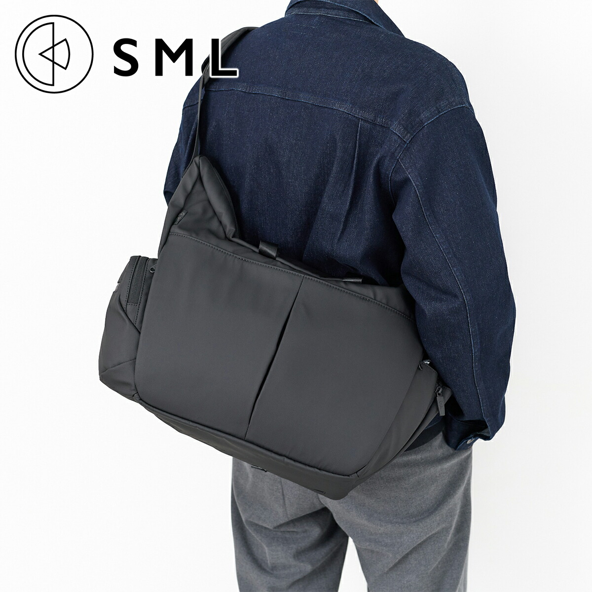 【エスエムエル 選べるプレゼント付】 SML エスエムエル バッグ THIERRY 2WAY MOON SHOULDER BAG K904114 メンズ レディース ショルダーバッグ 2WAYショルダーバッグ トートバッグ 軽量 防水性 防汚性 斜めがけ ギフト プレゼント ブランド