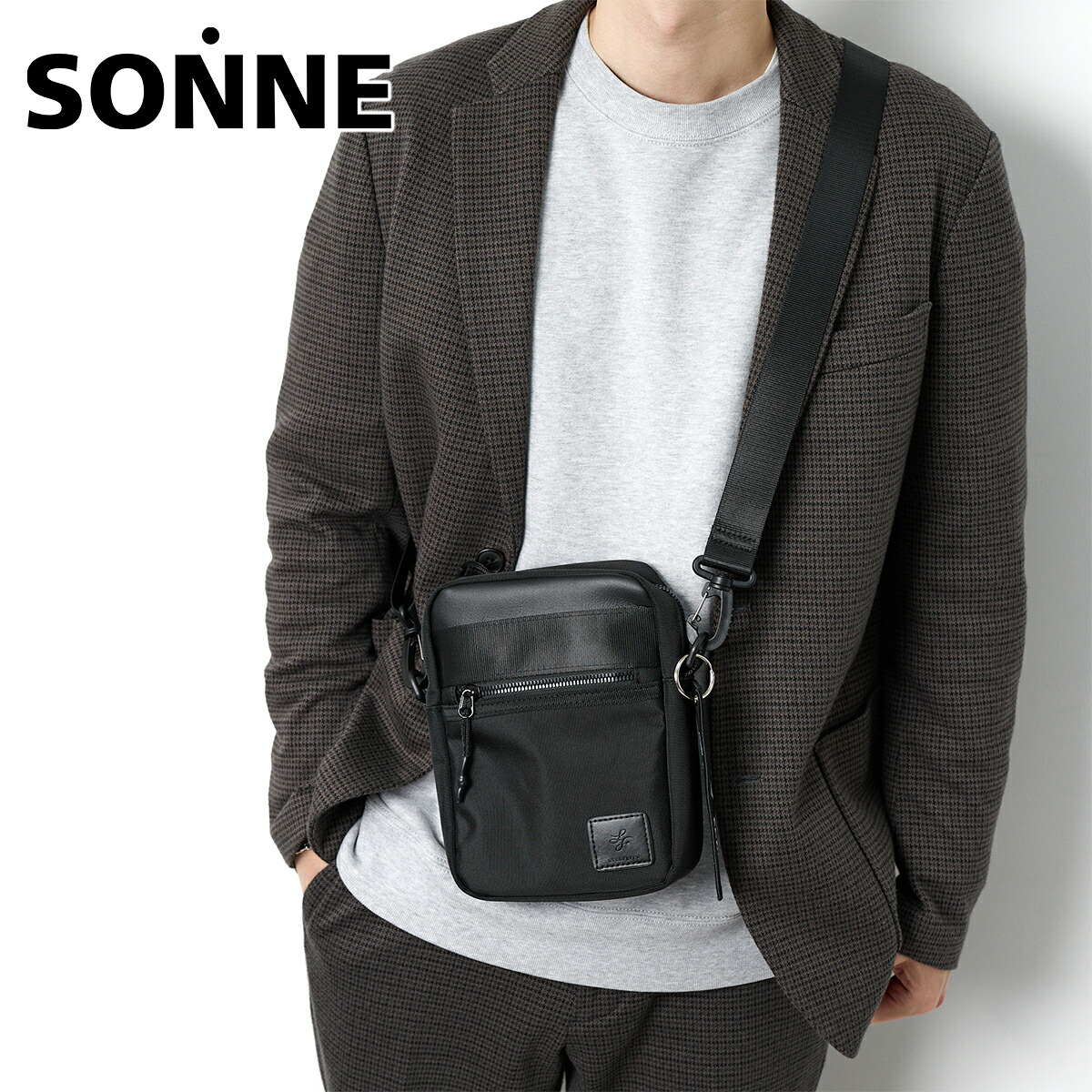 【ゾンネ 選べるプレゼント付】 SONNE ゾンネ バッグStarflyer×SONNE コンパクトショルダーバッグ SO-SOSF004メンズ レディース ショルダーバッグ ミニ 斜めがけ 撥水 スターフライヤー ギフト プレゼント ブランド 軽量 大人 男性|Tabinone 店