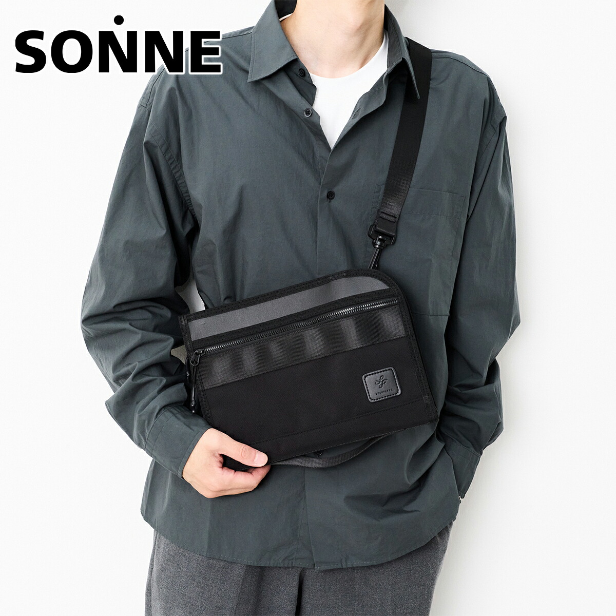 【ゾンネ 選べるプレゼント付】 [ 2025年 秋冬新作 ] SONNE ゾンネ バッグ Starflyer×SONNE トラベルオーガナイザー SO-SOSF005 メンズ レディース クラッチバッグ ショルダーバッグ セカンドバッグ 2WAY 斜め掛け ギフト プレゼント ブランド