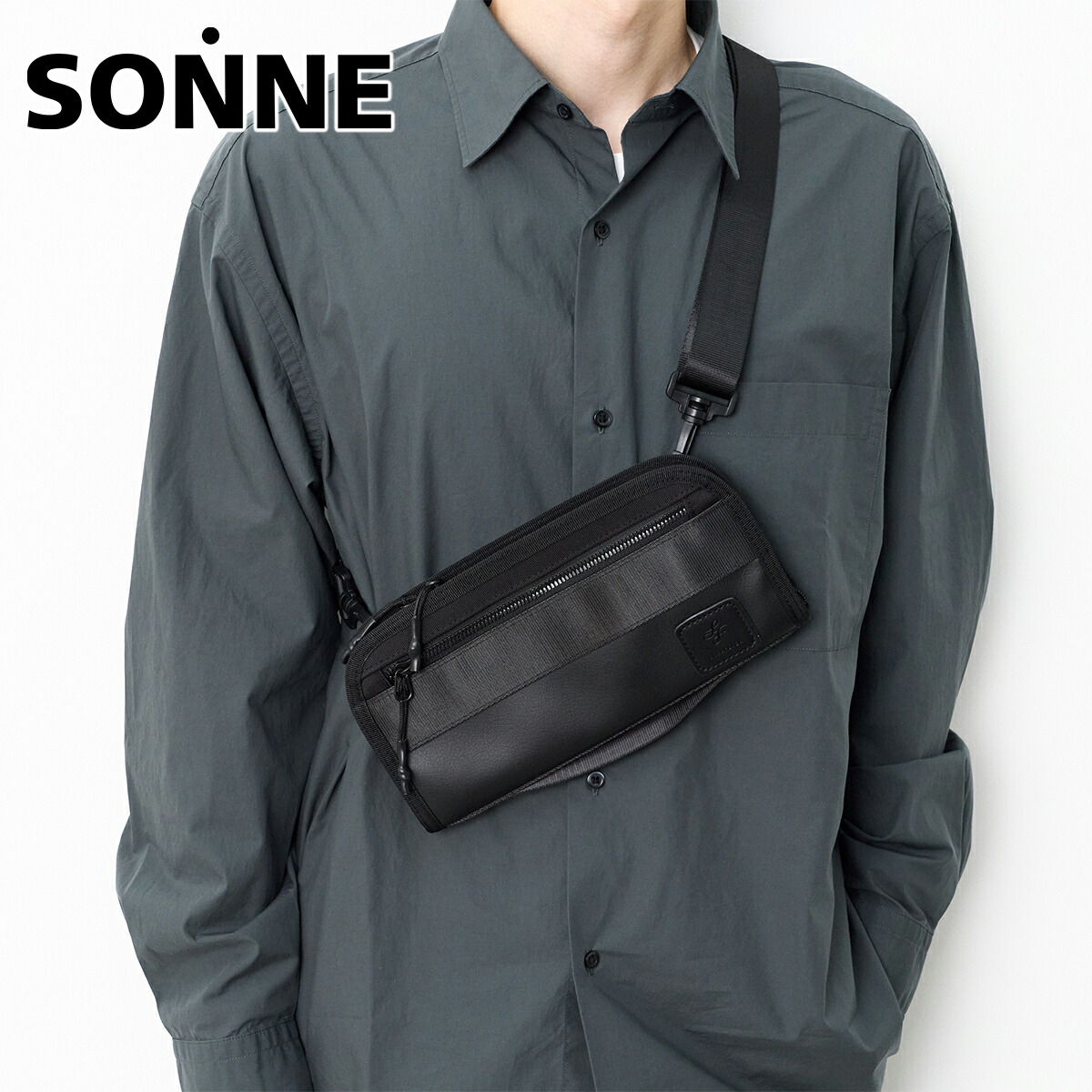 【ゾンネ 選べるプレゼント付】 [ 2025年 秋冬新作 ] SONNE ゾンネ バッグ Starflyer×SONNE パスポートケース SO-SOSF009 メンズ レディース ショルダーバッグ 斜め掛け 2WAY クラッチバッグ セカンドバッグ ギフト プレゼント ブランド