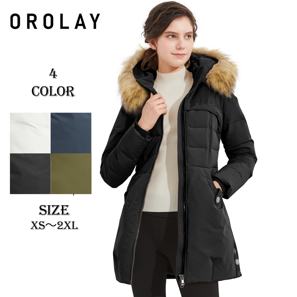 楽天市場】OROLAYの人気ダウジャケット、今年の冬に欠かせないコート 