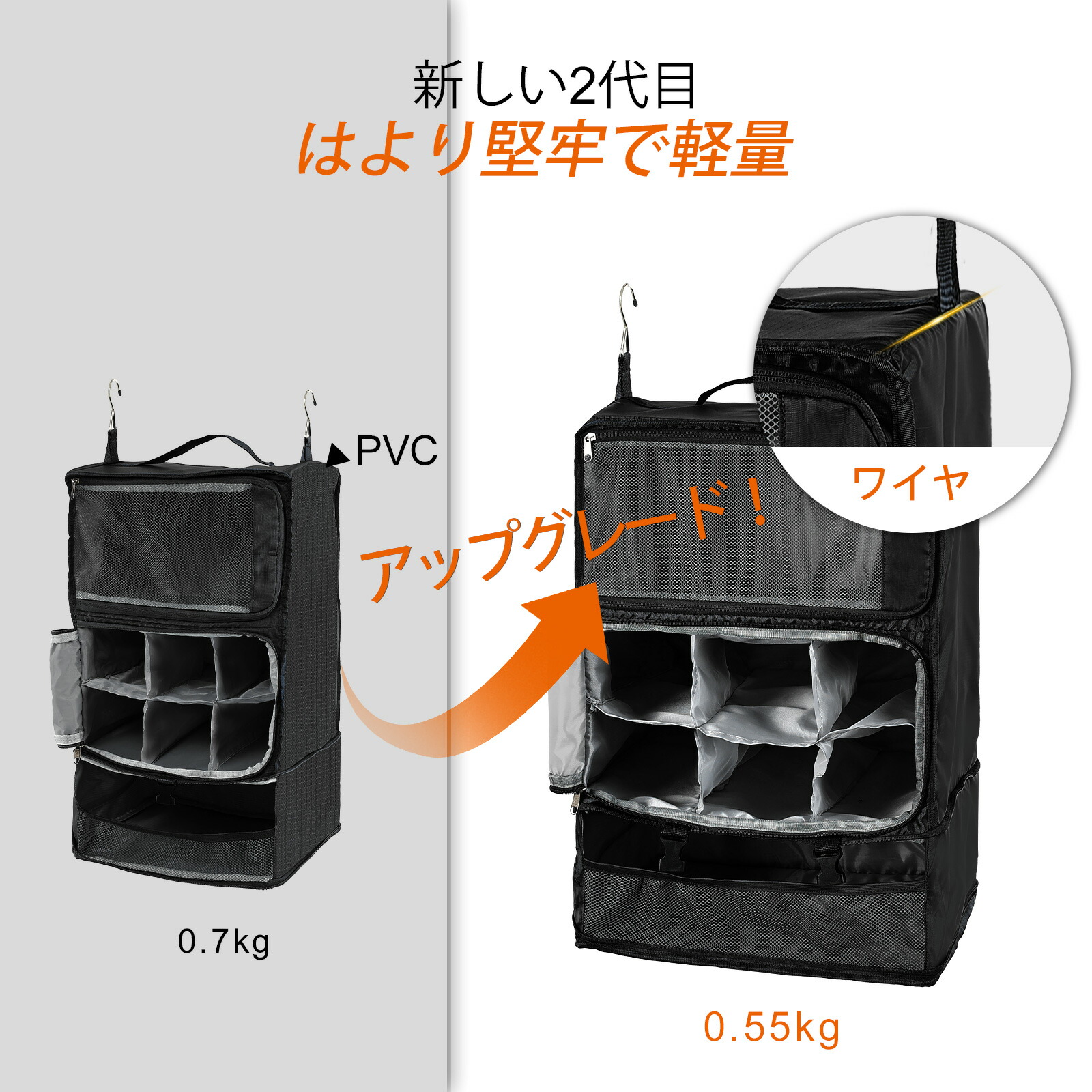 楽天市場】【送料無料】TABITORA(タビトラ)収納ボックス 吊り