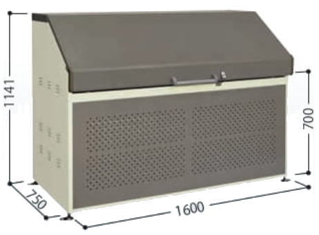 タクボくず物寄せあつめる庫 喨喨たるGK CK-B1607【送りとどけるのみ】 田窪実業所 ゴミ庫入れ庫 ゴミステイション 紙くずかご 室外