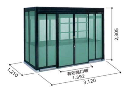 ヨドコウ ダストピット Hタイプ DPH-3112 デラックスモデル お客様組立品 yodo 淀川製鋼所 大型 ゴミステーション 屋外 ダストボックス 屋外 ごみ保管庫|タックオンライン 店