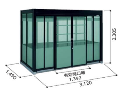 ヨドコウ ダストピット Hタイプ DPH-3114 デラックスモデル お客様組立品 yodo 淀川製鋼所 大型 ゴミステーション 屋外 ダストボックス 屋外 ごみ保管庫|タックオンライン 店