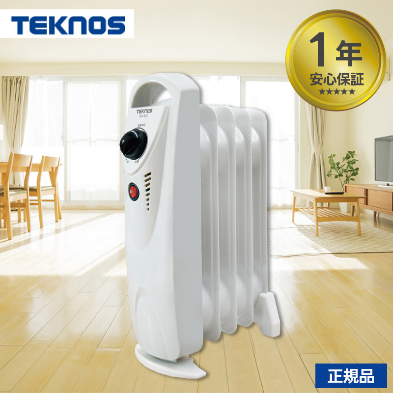楽天市場】オイルヒーター 【TOH-363 ミニオイルヒーター TEKNOS