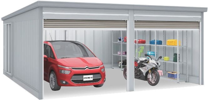 楽天市場 関西限定 配送のみ お客様組立品 イナバ物置 ガレージ ガレーディア Grn 3157hl 2 ハイルーフ 一般型 物置 屋外 収納庫 物置 おしゃれ 車庫 イナバガレージ タックオンライン 楽天市場店