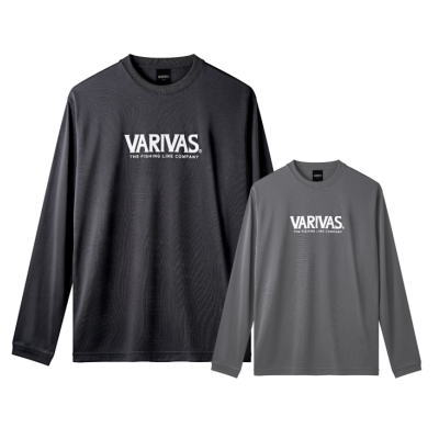 【在庫有】　バリバス　ドライロングTシャツ　ブラック　チャコール　【2カラー　4サイズ】　VAT-51　VARIVAS