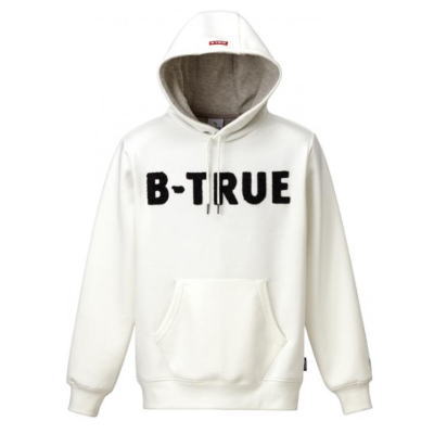 エバーグリーン Bトゥルー プレミアムプルパーカー ホワイト ビートゥルー B-TRUE|タックルアイランド