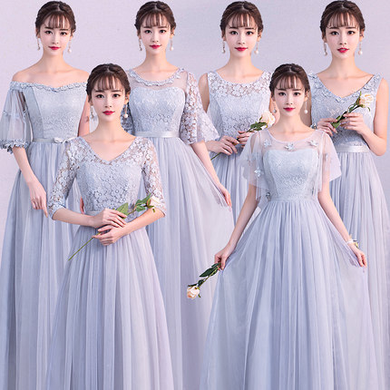 Amazon | Yesfashion ロングワンピース シフォン ウェディング