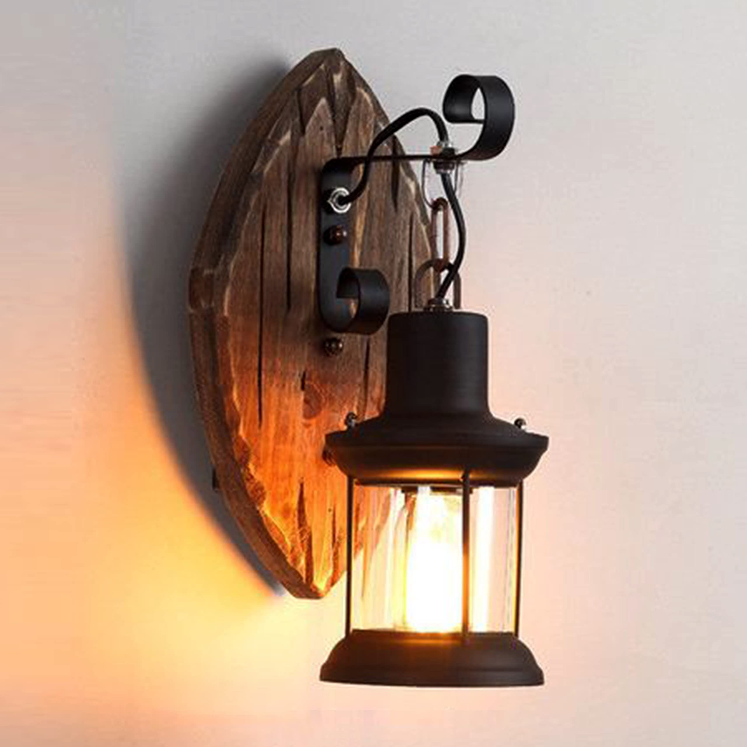 楽天市場】ブラケットライト ランタン型 玄関灯 工業系 レトロ風 天然