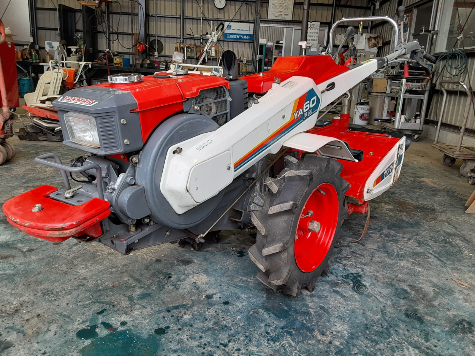 長野県発 ヤンマー 耕耘機 Ya60 ディーゼル式 6馬力 セルスターター付き 未整備 中古農機 農機具 Fmcholollan Org Mx