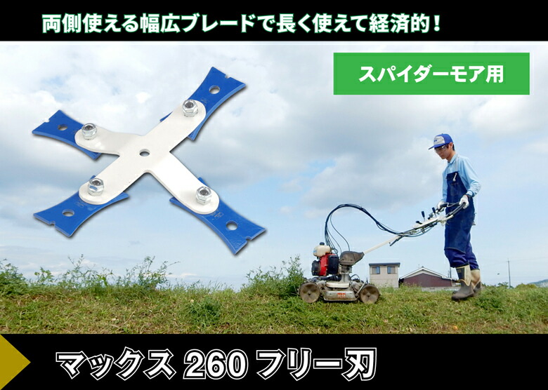 1348円 レビューを書けば送料当店負担 マックスシリーズ スパイダーモア用フリー刃 基盤 マックス260 0612 三陽金属