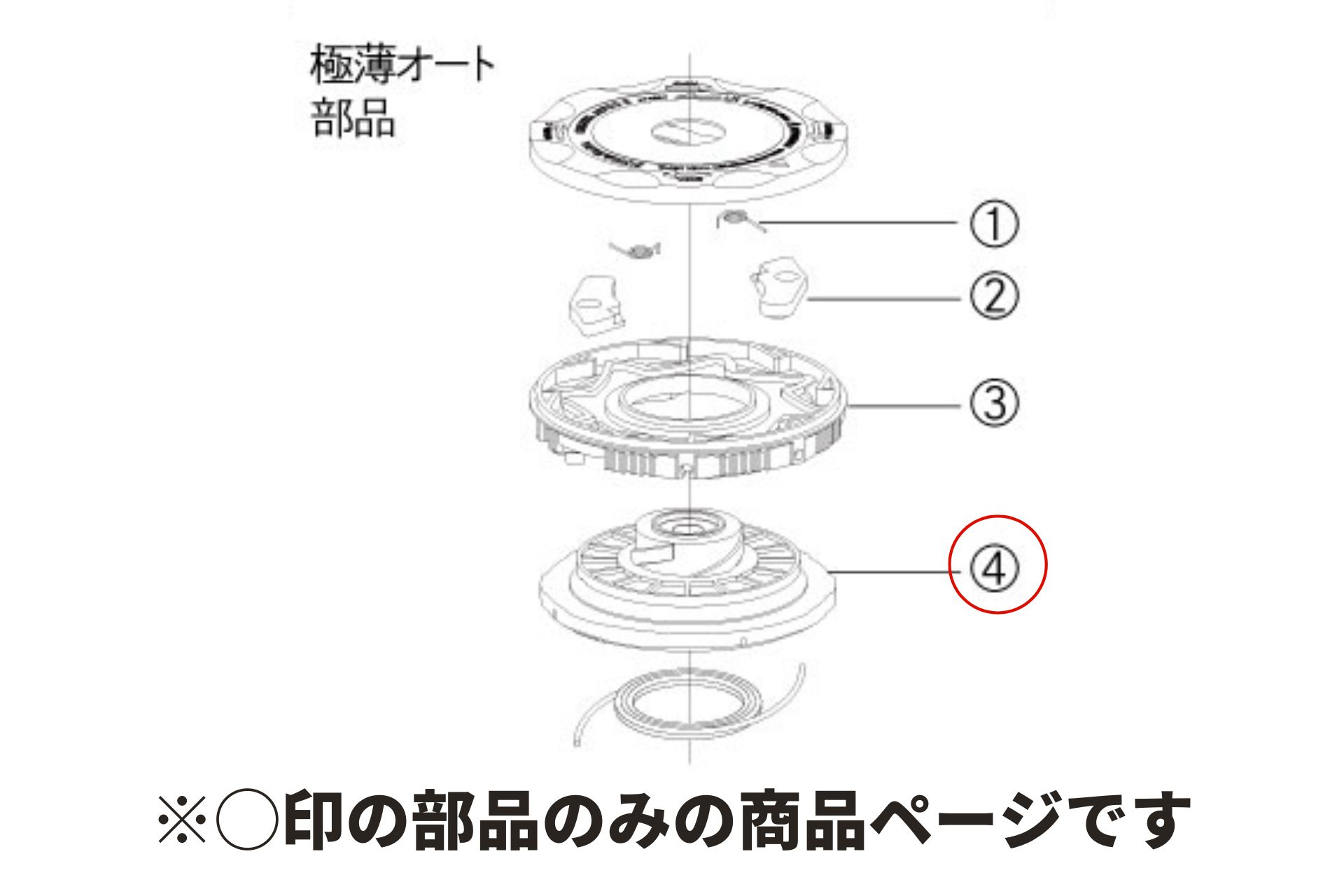 オープニング大セール】 ナイロンカッター 極薄オート 部品 ラインホルダー セット販売 0924 三陽金属 fucoa.cl