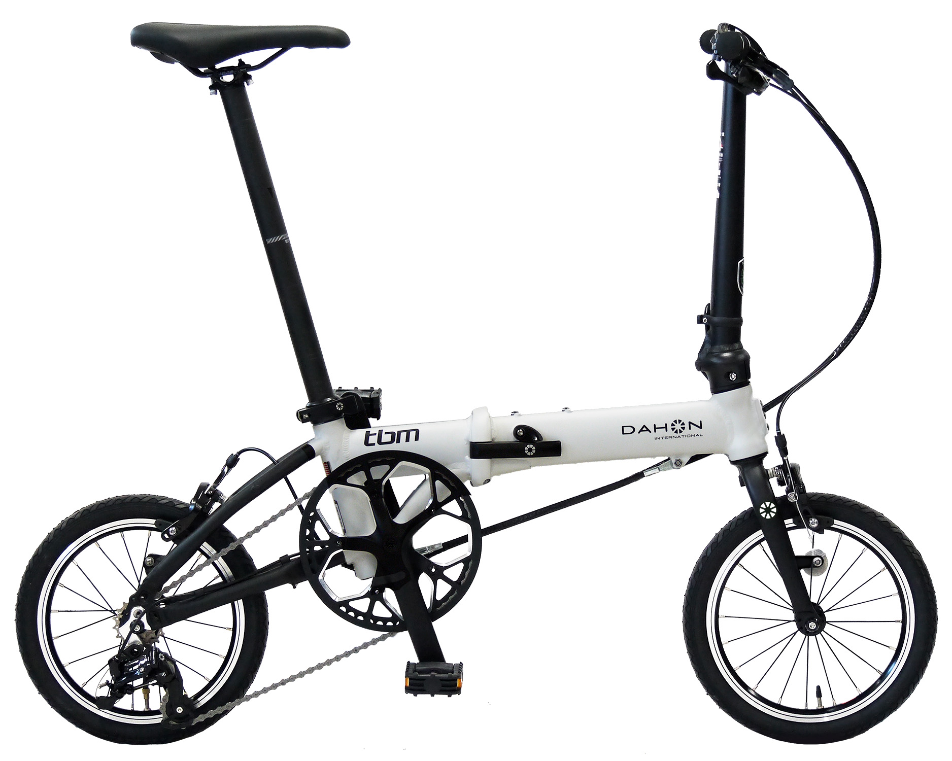 軽さ折りたたみ銀輪 tbm(tiny but mighty) ミスティホワイト Misty White DAHON