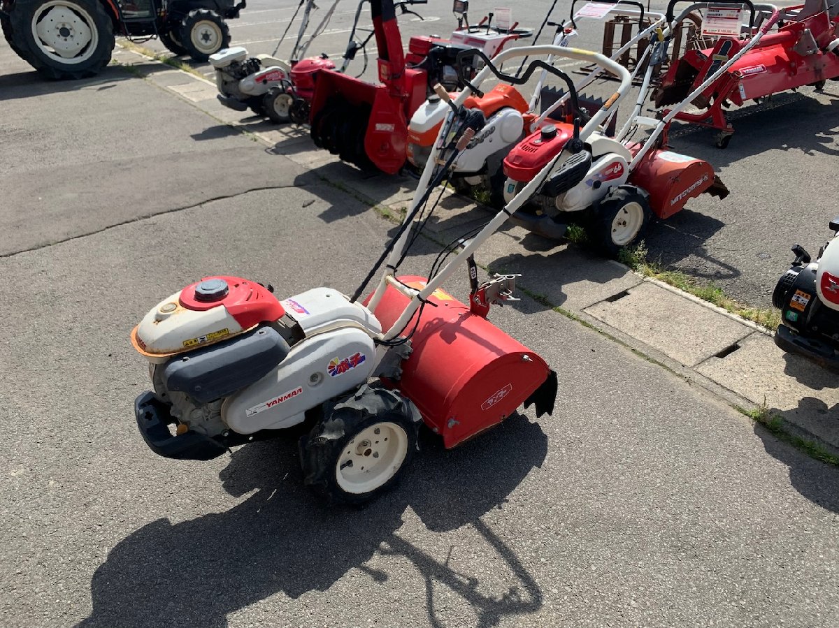 ヤンマー 管理機 MRT65EX 機体寸法:1410×575×1050(mm) 出力6.2ps 使用燃料/容量:無鉛ガソリン/2.4L