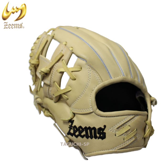 【正規逆輸入品】 ジームス ZEEMS 軟式グラブ 軟式グローブ 内野手用 SV-524SBN Zeemsラベル キャメルブラウン×キャメル