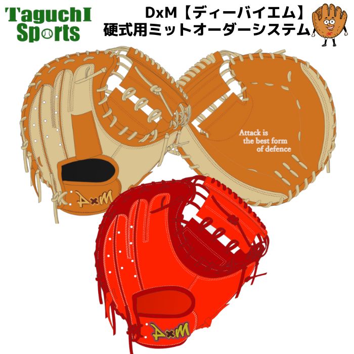 楽天市場】ディーバイエム オーダーミット 硬式用 MADE IN JAPAN