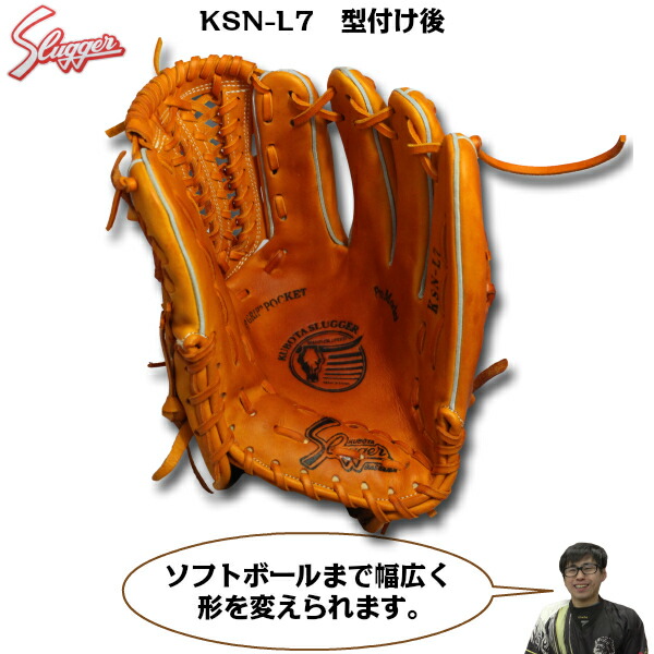 楽天市場 オールラウンドに使用可能 久保田スラッガー 軟式グラブ 3号ソフトボールにも対応 投手用 内野手用 外野手用 Ksn L7 タグチスポーツ
