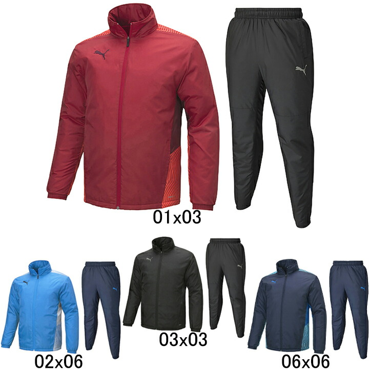 PUMA - PUMA　プルオーバーピステ上下セット　サイズ：Ｍ　未着用・購入時タグ付き サッカー フットサル用防寒着 プーマ ピステ 上下セット」の人気