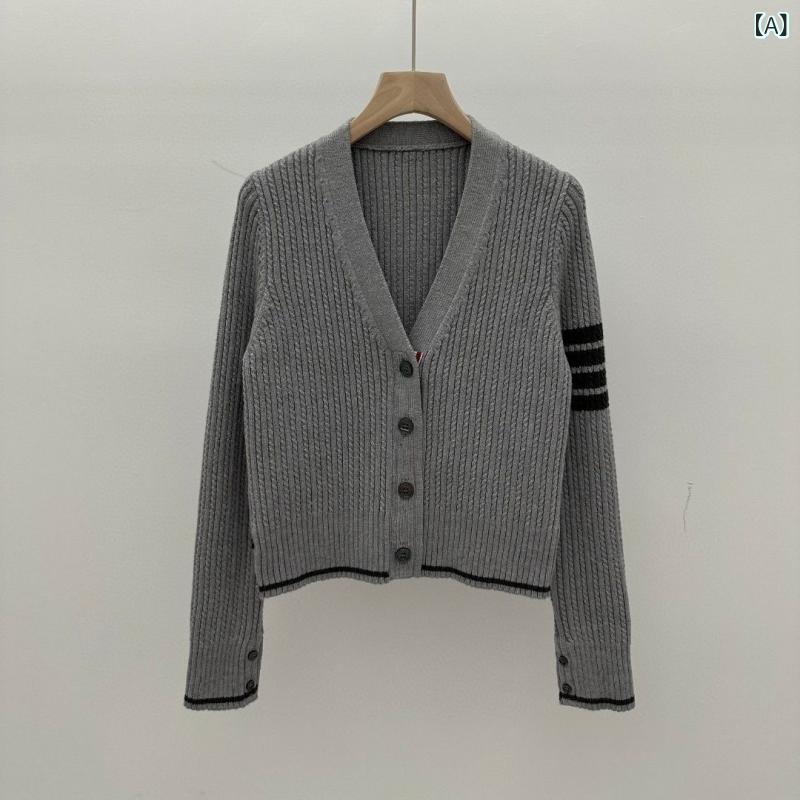 カーディガン レディース トップス ニット セーター Vネック 長袖 グレー 切り替え ケーブル編み ゆったり 体型カバー 着痩せ 大きいサイズ 秋物 普段使い カジュアル ナチュラル オフィス お出かけ 通勤 お呼ばれ 伸縮性 柔らかい 暖かい 防寒 ｜暮らしのお手伝い
