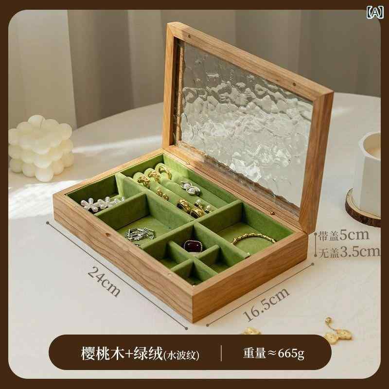 ジュエリーボックス 収納ケース アクセサリーケース 木製 おしゃれ 天然木 胡桃木 無垢材 高級感 贅沢 ピアス イヤリング ネックレス 収納 整理 大容量 小物入れ 宝石箱 装飾 職人仕上げ インテリア雑貨 大人 上品 シンプル ナチュラル スタイリッ｜暮らしのお手伝い