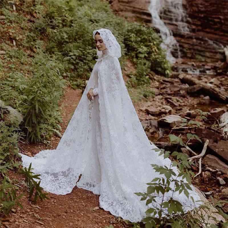 ショール レディース レース フード付き ベージュ系 アイボリー ウェディング 結婚式 花嫁 羽織りもの 中世風 ハロウィン 仮装 コスプレ マント ケープ チュール シフォン 透け感 軽やか エレガント 上品 フェミニン 大人かわいい ナチュラル レト|暮らしのお手伝い