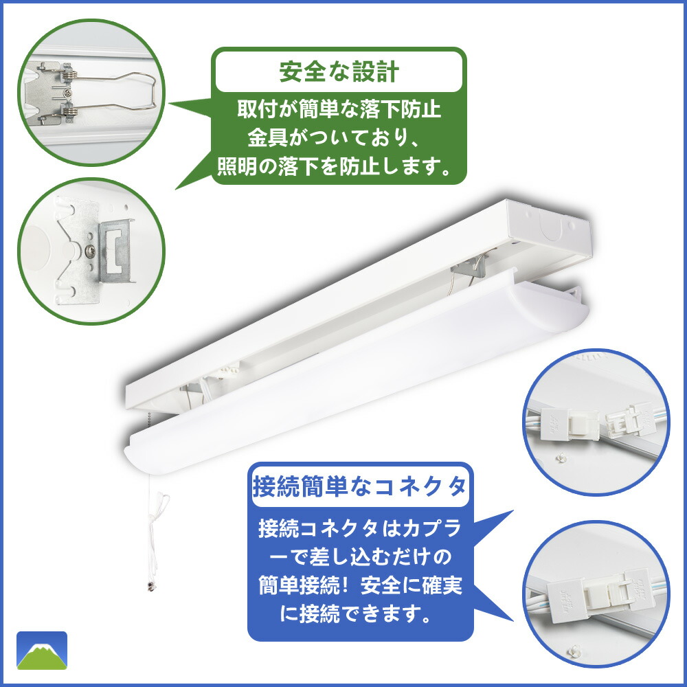 市場 LEDベースライト 一体型照明 色選択 20W型2灯式相当 直管蛍光灯 led20w2灯 器具一体型 10w 1600lm FL20Wx2相当  トラフ型 シーリングライト