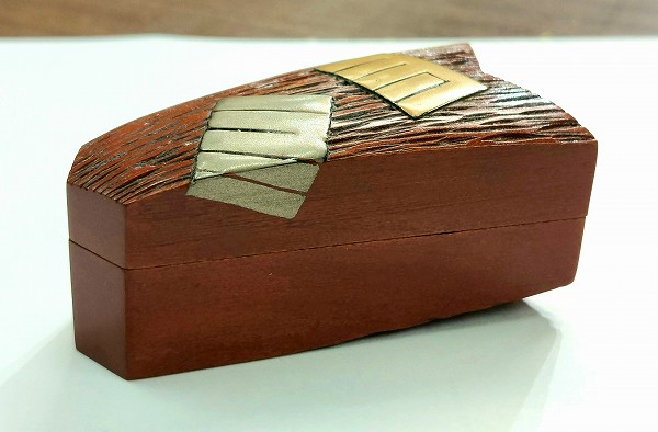 楽天市場】【茶道具】【送料代引手数料無料】木地寄せ矢羽根香合小松