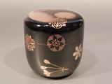 【 茶道具・棗 】 大棗 雪月花蒔絵　内梨地 一瓢斎作 192,500円