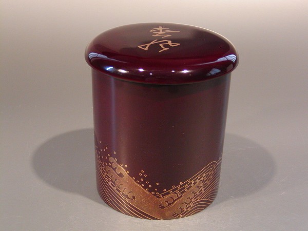 茶道具　吉田一峰作　鵬雲斎好　五葉棗　共箱　V　R5304 茶道具 吉田一峰作 鵬雲斎好 五葉棗 共箱 V R5304