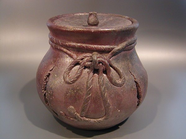 楽天市場】【立礼】砂金袋水指 宝尽 御室窯（桐箱） : 茶道具商 左座園