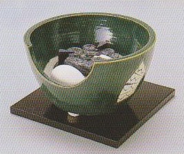 楽天市場】茶道具 電熱器 紅鉢 風炉 黒 電気炭付 強弱切替